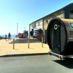 Saunair mobile sauna hire Exmouth architectural buildings